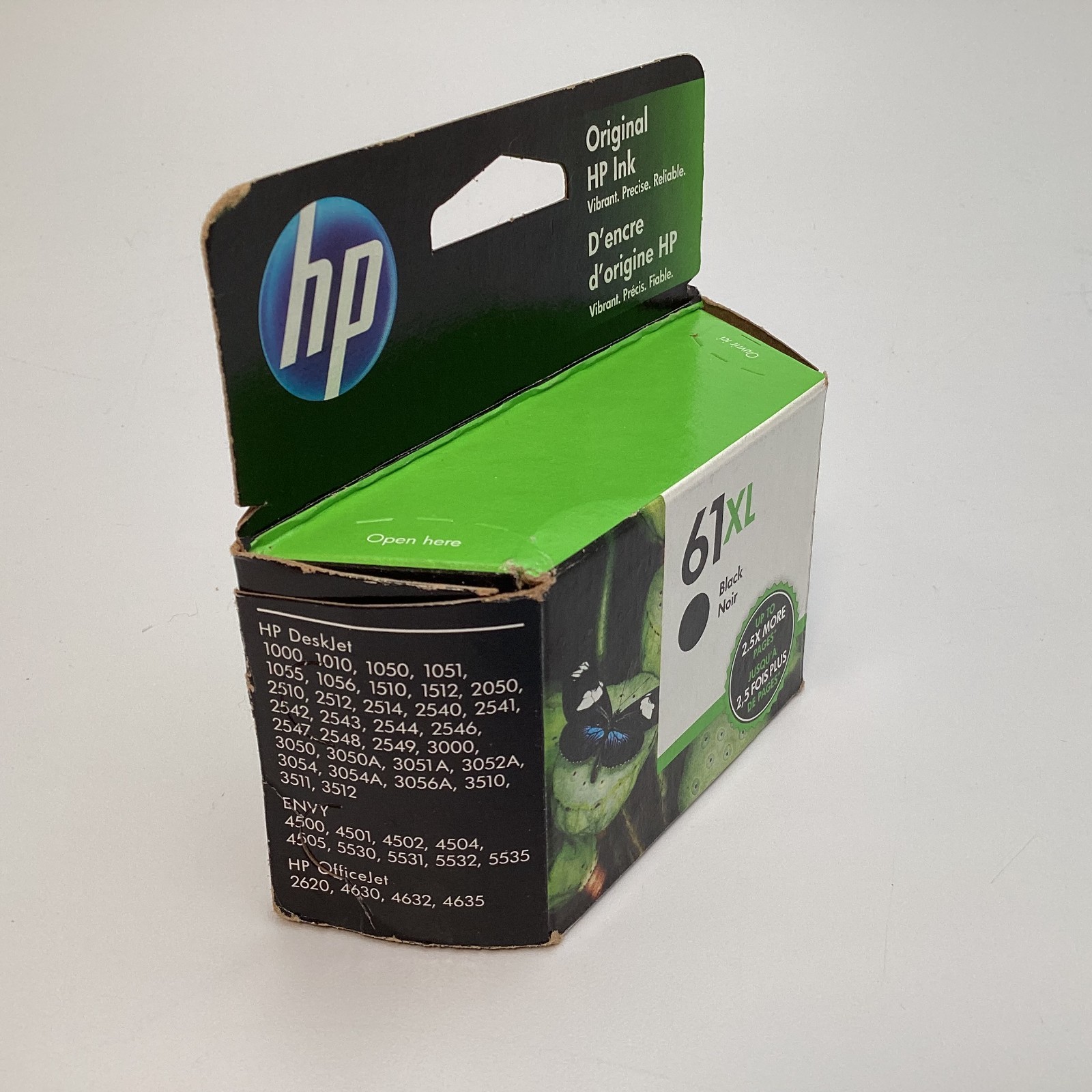 HP 61XL (CH563WN) Original Black High Yield Ink Cartridge – Expired APR 2023