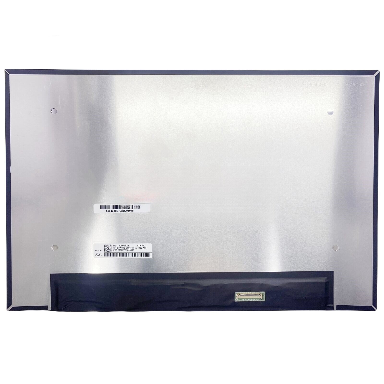 NE140QDM-K61 14.0” LCD Touch Screen Display Panel 0TW8Y2 2560×1600 40Pins 60Hz