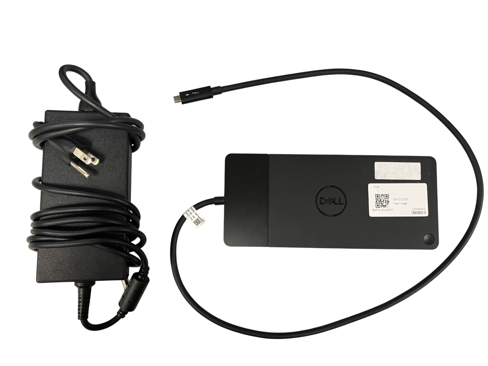 Dell WD19TB Regular Type No. K20A001 USB-C Docking Station with Power Adapter
