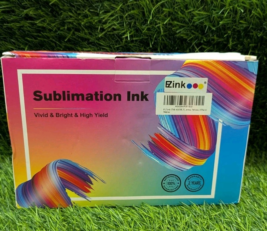 New Sublimation Ink Ezink E-Z Ink 4 Pack Black Cyan Magenta Yellow EXP – 2024