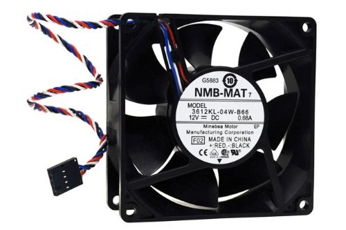 NMB-MAT 3612KL-04W-B66 fan – 12v, 0.68a 3 wire 92x38mm for Dell