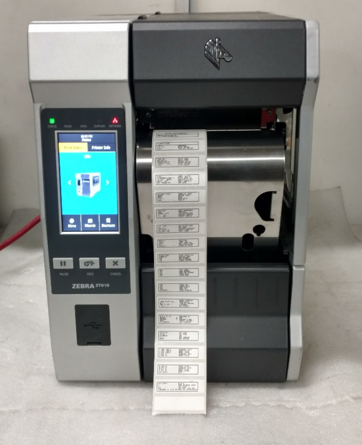 Zebra ZT610 ZT61043-T210100Z 300DPI Thermal Label Printer