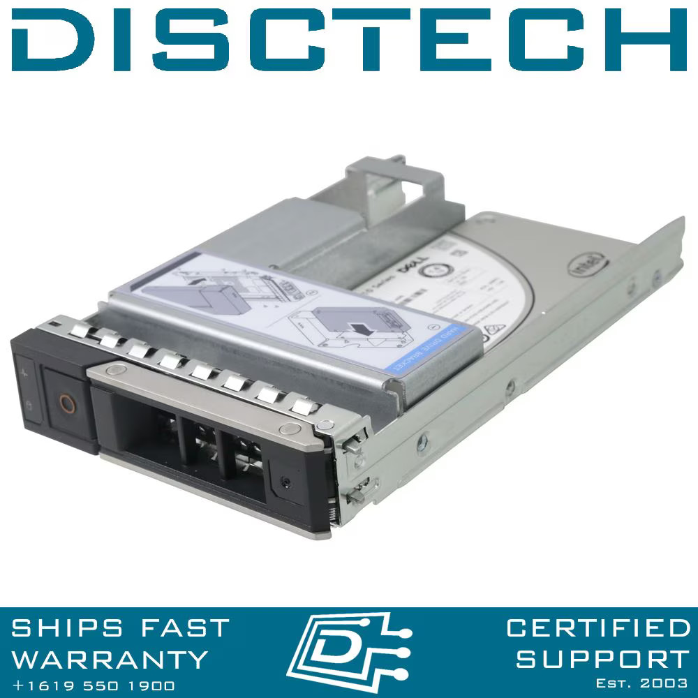 Dell 960GB SATA SSD 6Gbps for R650 R750 PowerEdge Gen15 Read Intensive RI 3.5 In