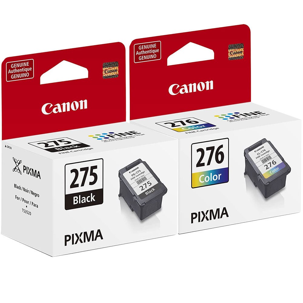 2 Pack GENUINE Canon 275 276 Ink Cartridge for PIXMA TR4720 TS3520 TS3522 IN BOX