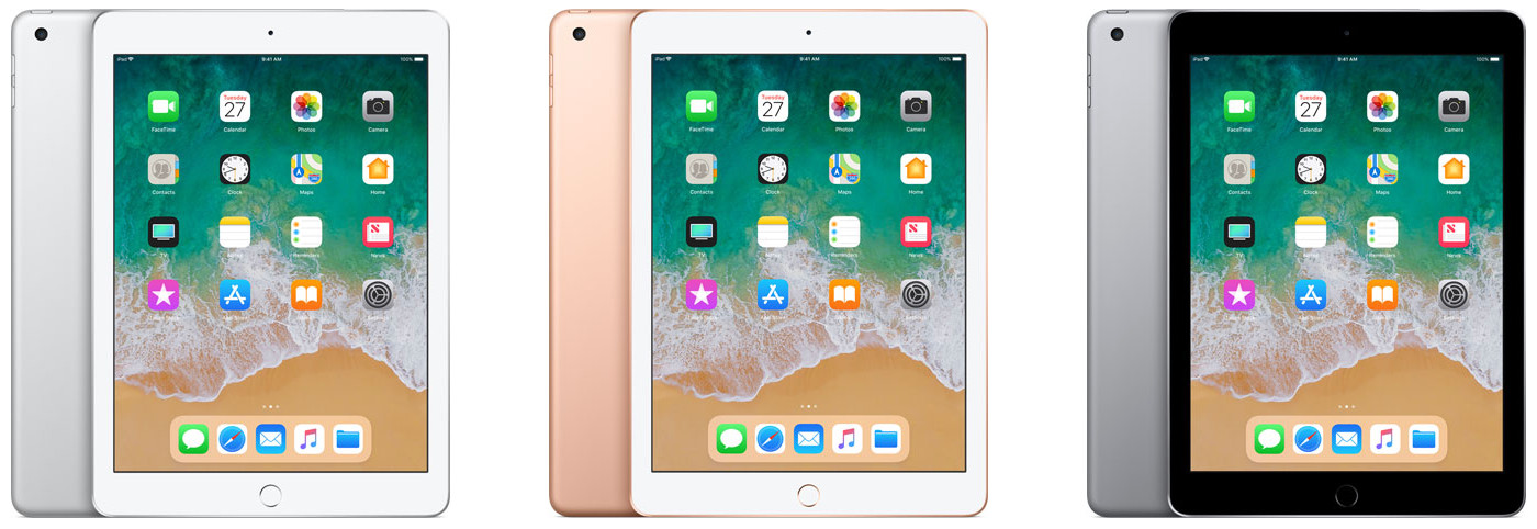 Apple iPad 6th Generation 128GB 9.7-inch – Unlocked (WIFI + Cellular) AA++