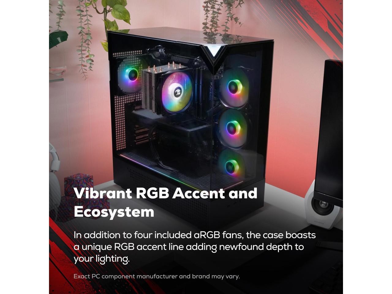 iBUYPOWER Element Gaming PC Desktop Computer Intel Core Ultra 7 265F CPU, NVIDIA