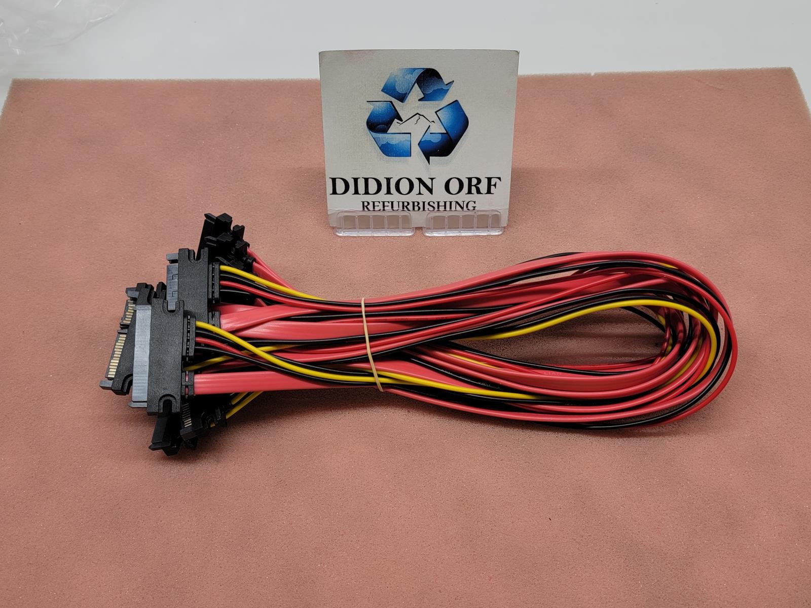NEW OEM 18″ 15+7 PIN SATA EXTENSION CABLE MALE TO FEMALE (BUNDLE OF 5) SKU 20780