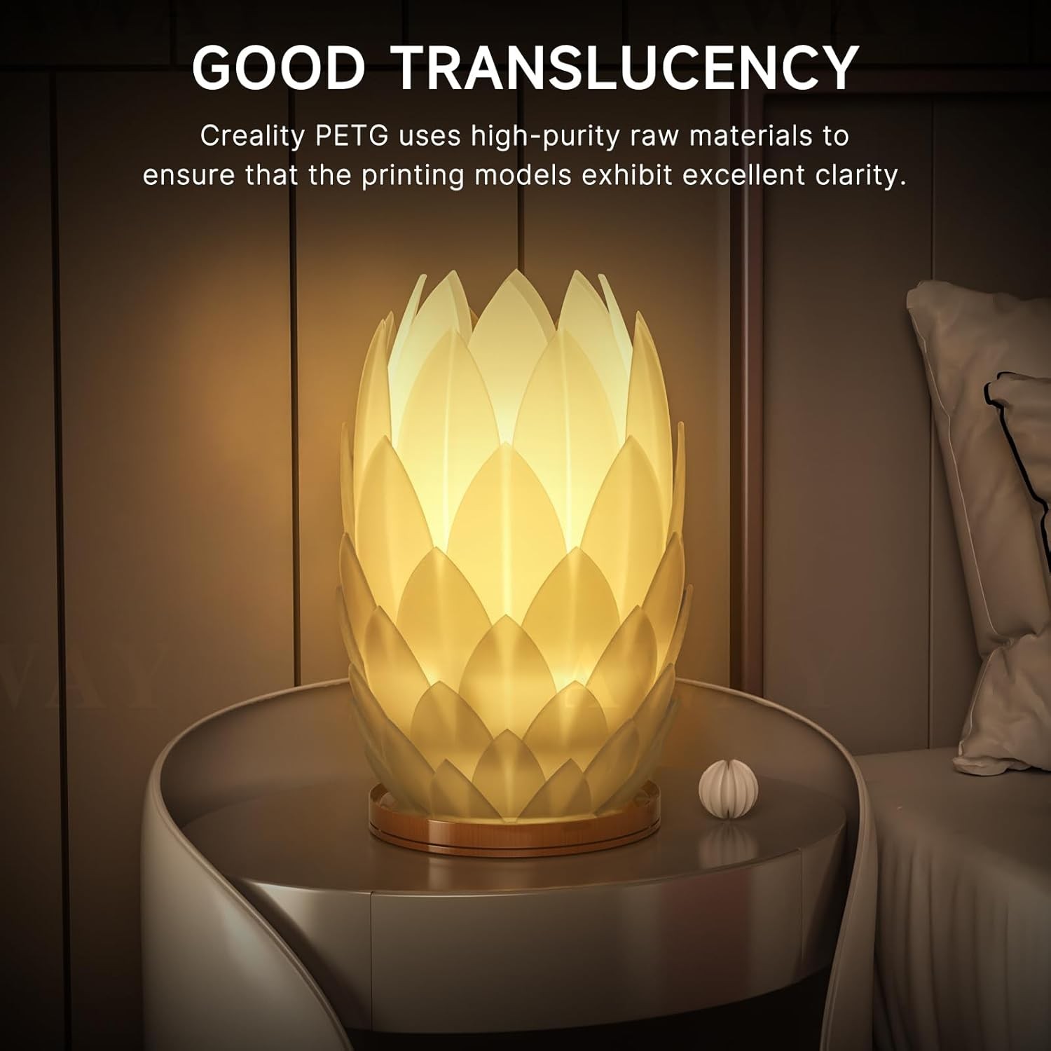Creality PETG High Precision 3D Filament 1.75mm 1KG/Roll For 3D Printer