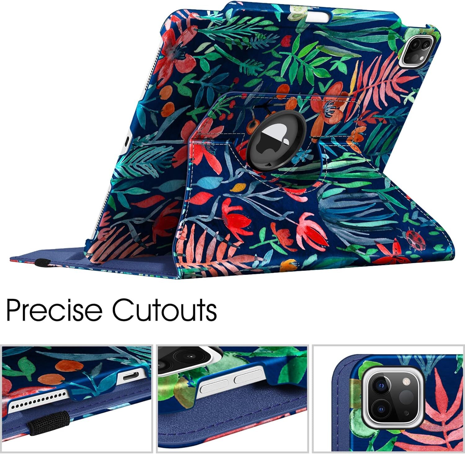 Rotating Case for iPad Pro 12.9-inch 6th Generation 2022 Swiveling Cover Stand