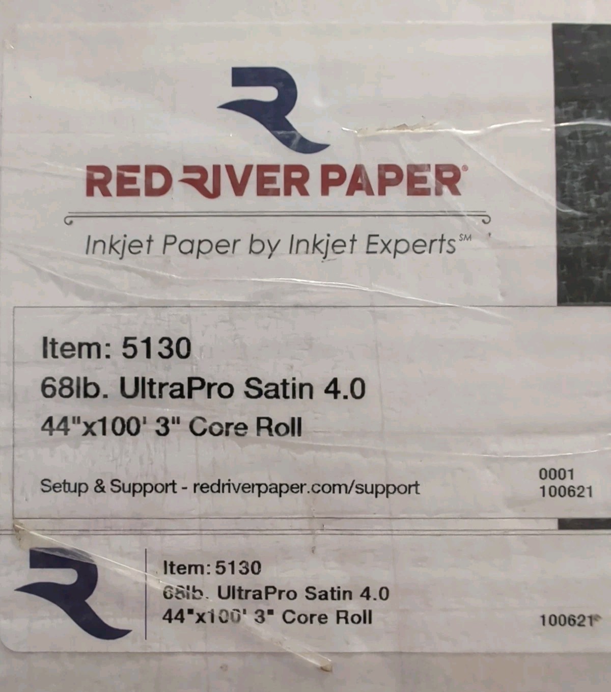 Red River Paper UltraPro Satin 4.0 Inkjet Roll 44″x100′ 68lb 270gsm 5130 NEW