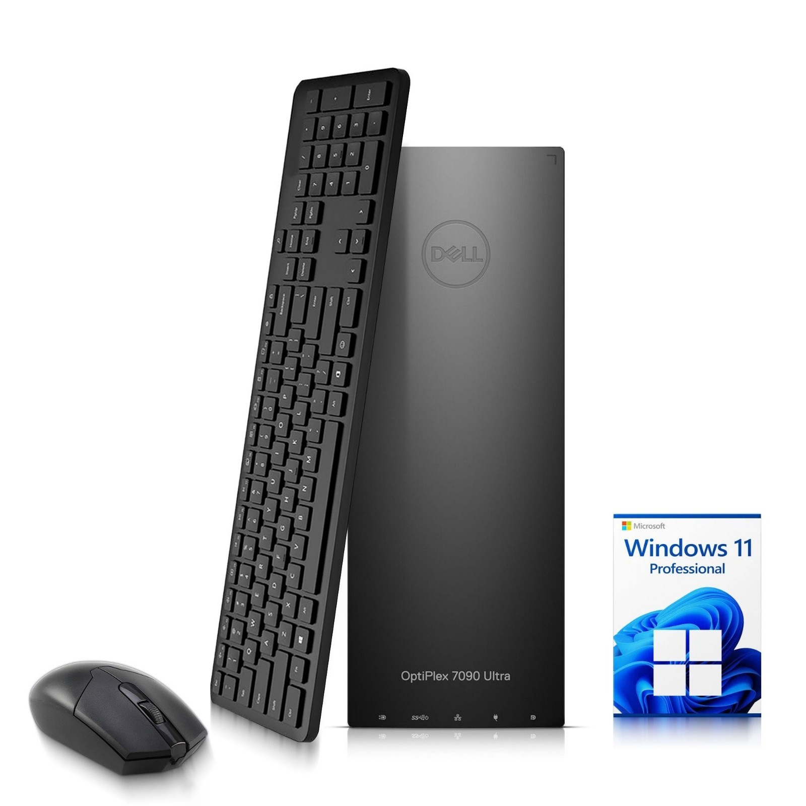 Dell OptiPlex 7090 Ultra i7-1185G7, 16GB RAM 1TB SSD Built-in Wi-Fi W-K&M Win11