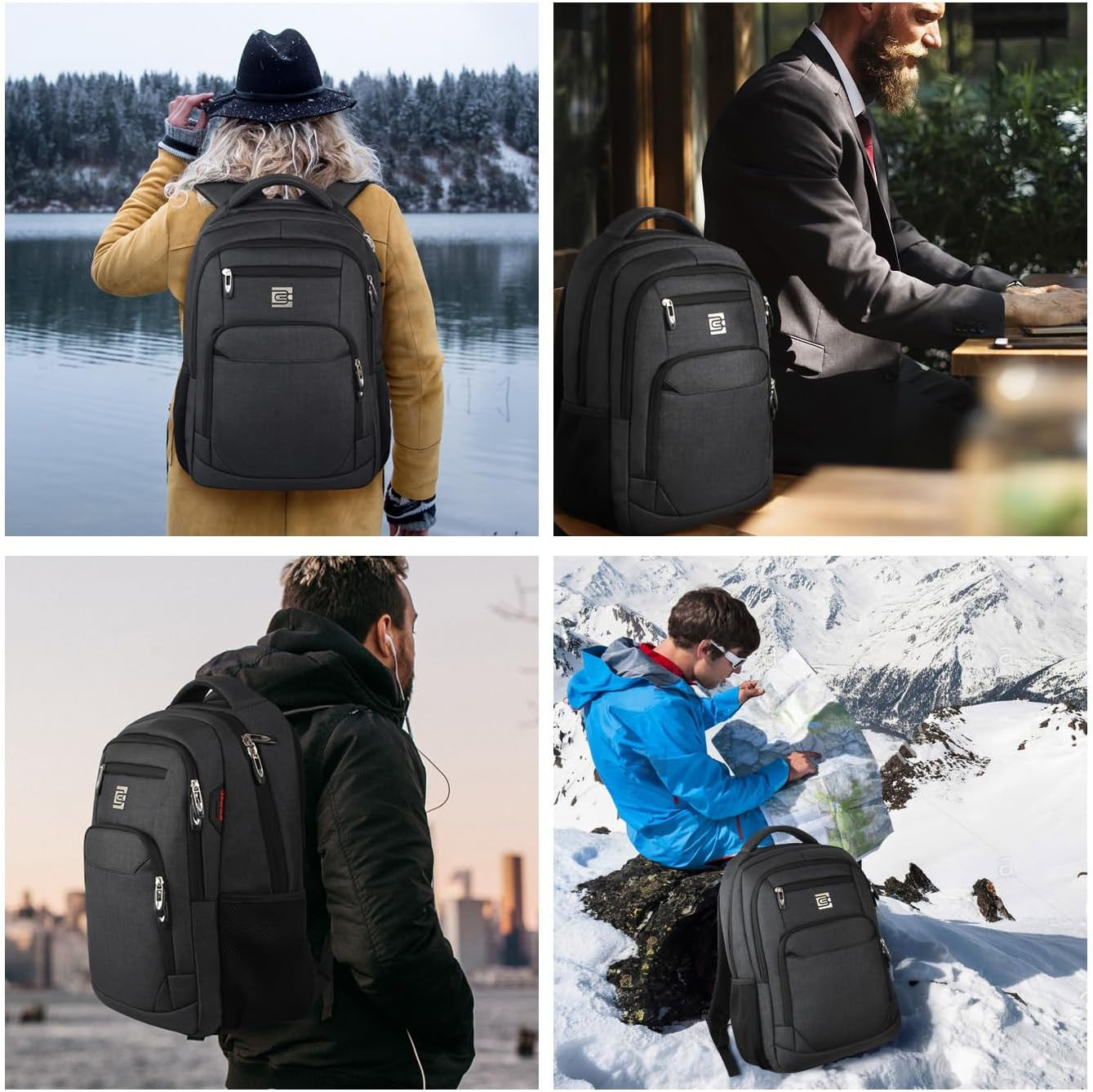 Laptop Backpack,Business Travel anti Theft Slim Durable Laptops Backpack,Water R