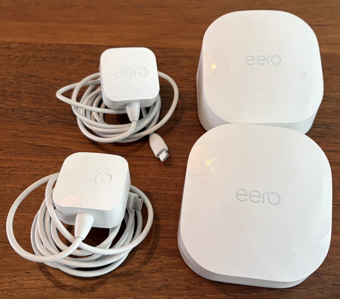 eero 6 Dual Band Wi-Fi 6 Router Mesh System – White (2-Pack)