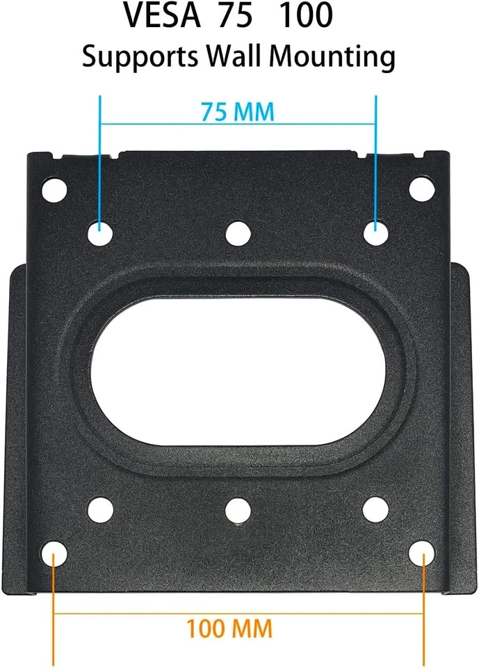 Computer Wall Mout Mini PC VESA Mount TV Monitor Brackets Easy Desk Compatible