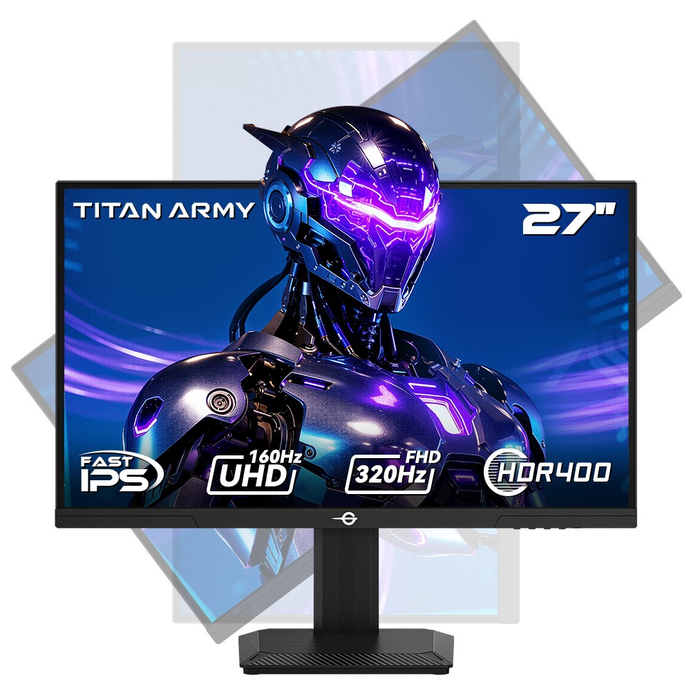 Titan P2712V 27″ Gaming Monitor,4K,16:9 Monitors 160/320Hz Dual Mode Gaming PC