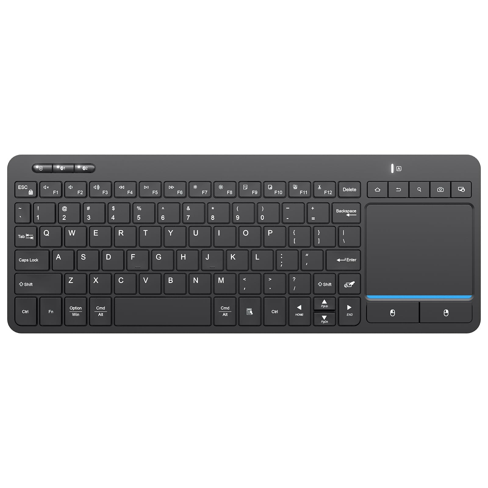 MultiDevice Wireless Bluetooth Keyboard Touchpad Trackpad PC Mac Android