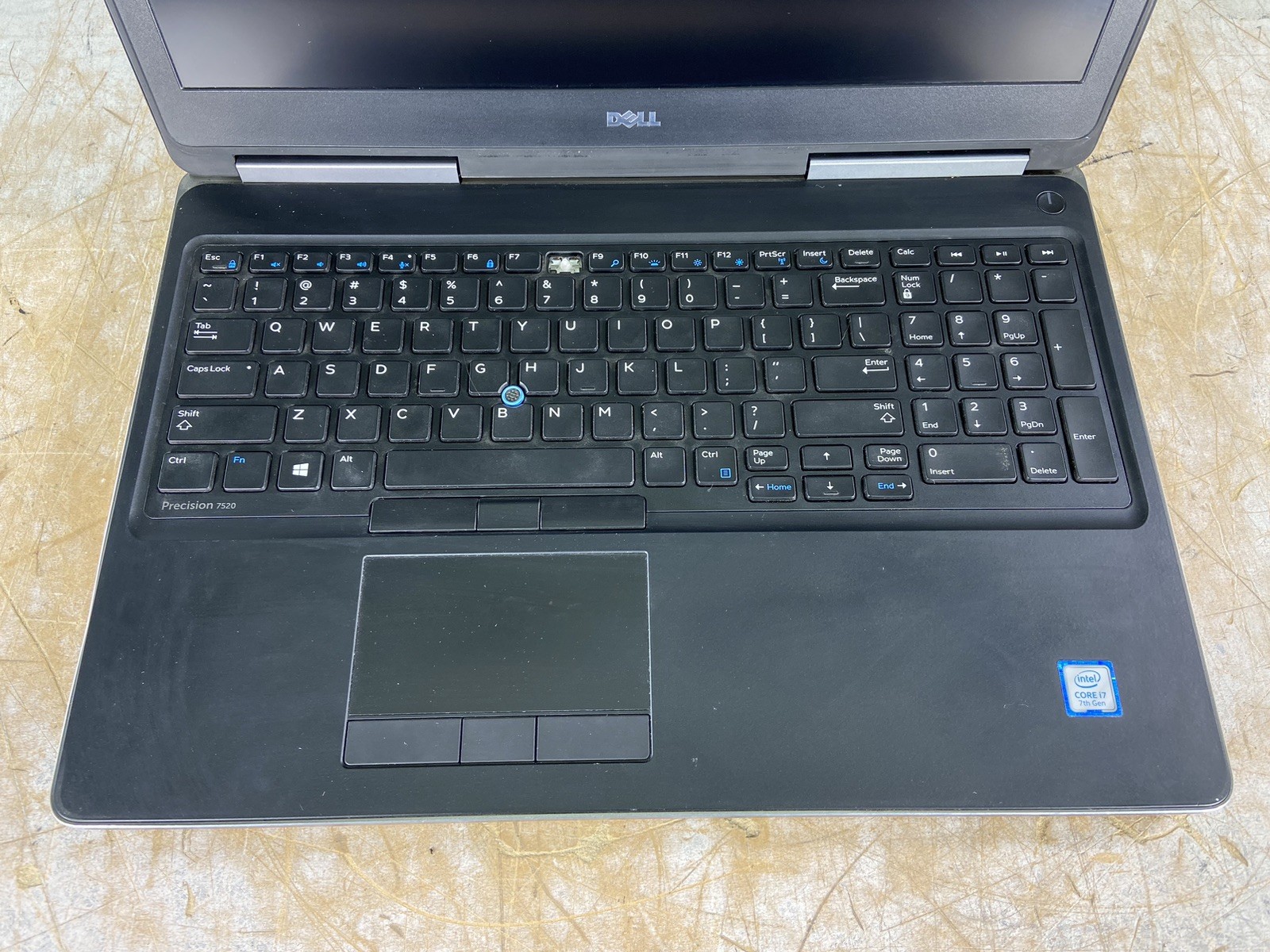 DELL PRECISION 7520 i7-7820HQ @ 2.90GHz, 8GB RAM, NO HDD/OS