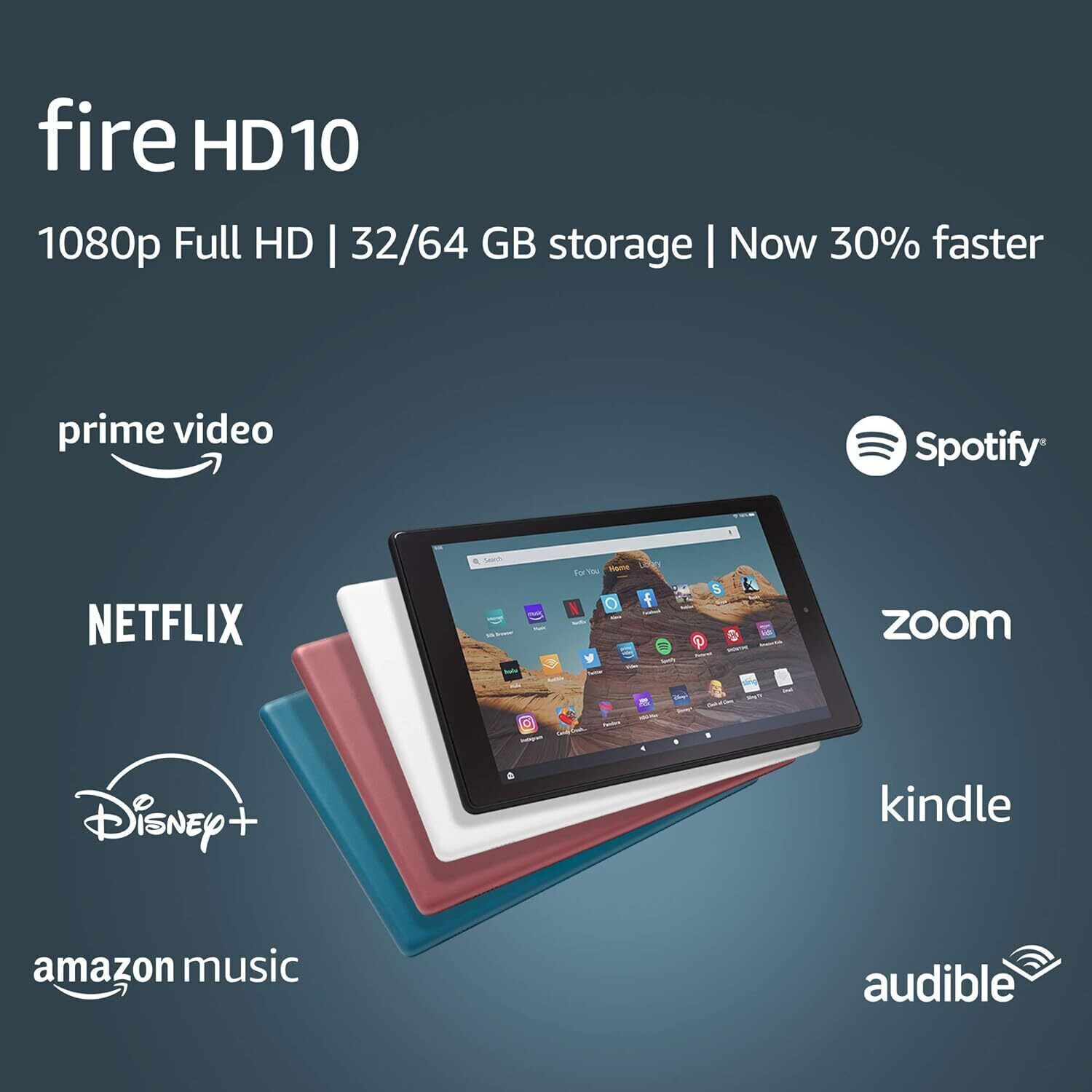 Amazon Fire HD 10 10.1″ tablet 32 GB 11th Gen model (2021) Black