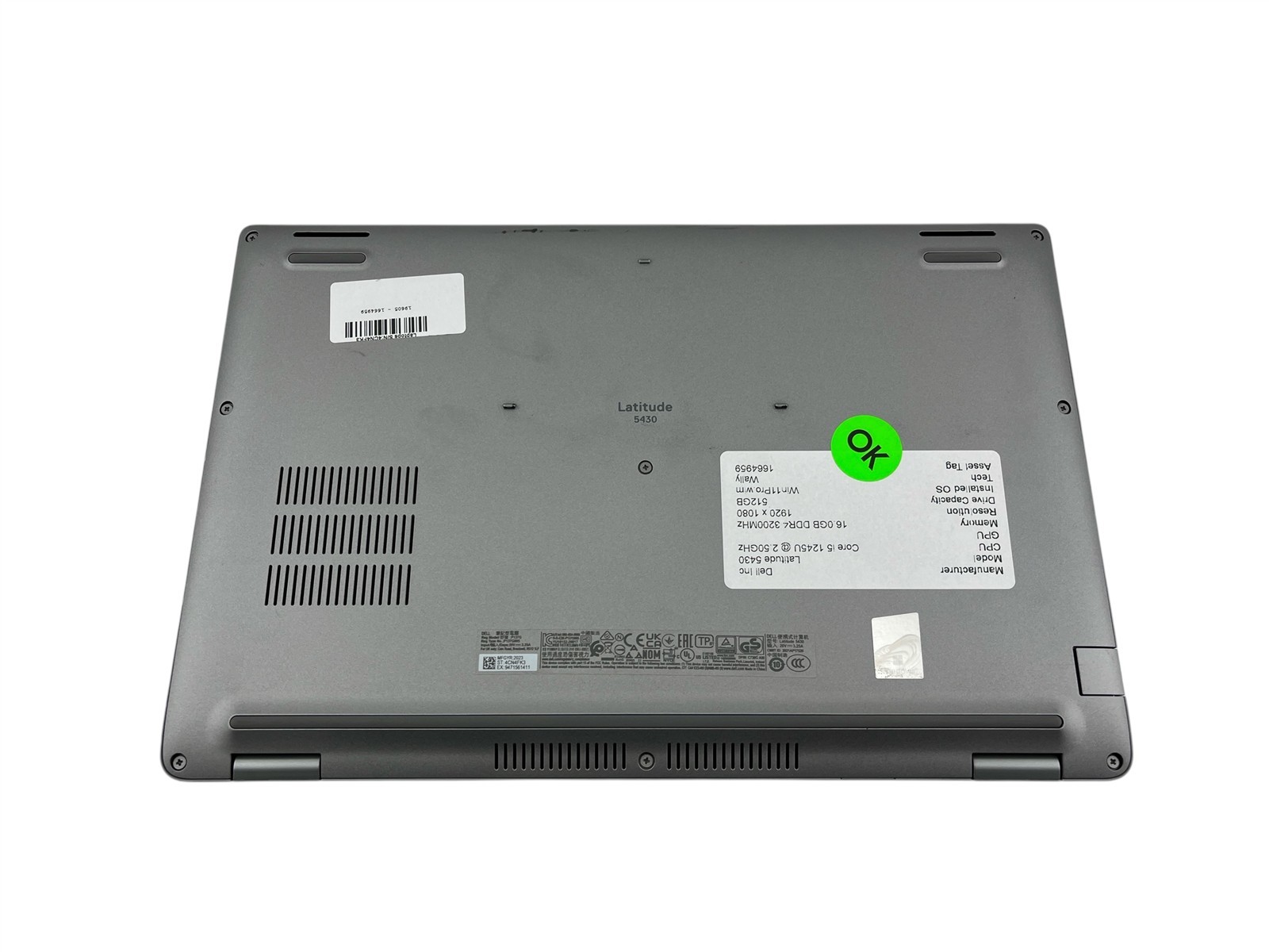 Dell Latitude 5430 i5-1245U 2.50GHz 16GB RAM 512GB SSD 14″ Windows 11 Pro Laptop