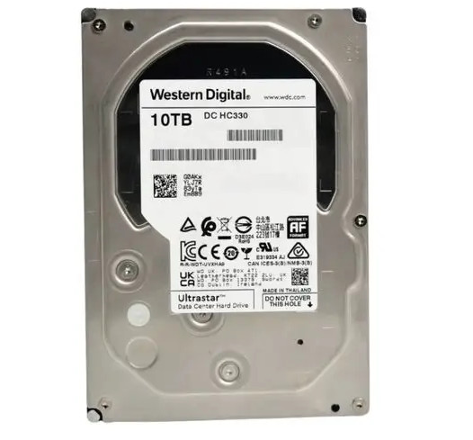 WUS721010AL5204 WD DC HC330 10TB 7.2K SAS 12Gb/s 3.5in HDD Netapp 108-00592+A5