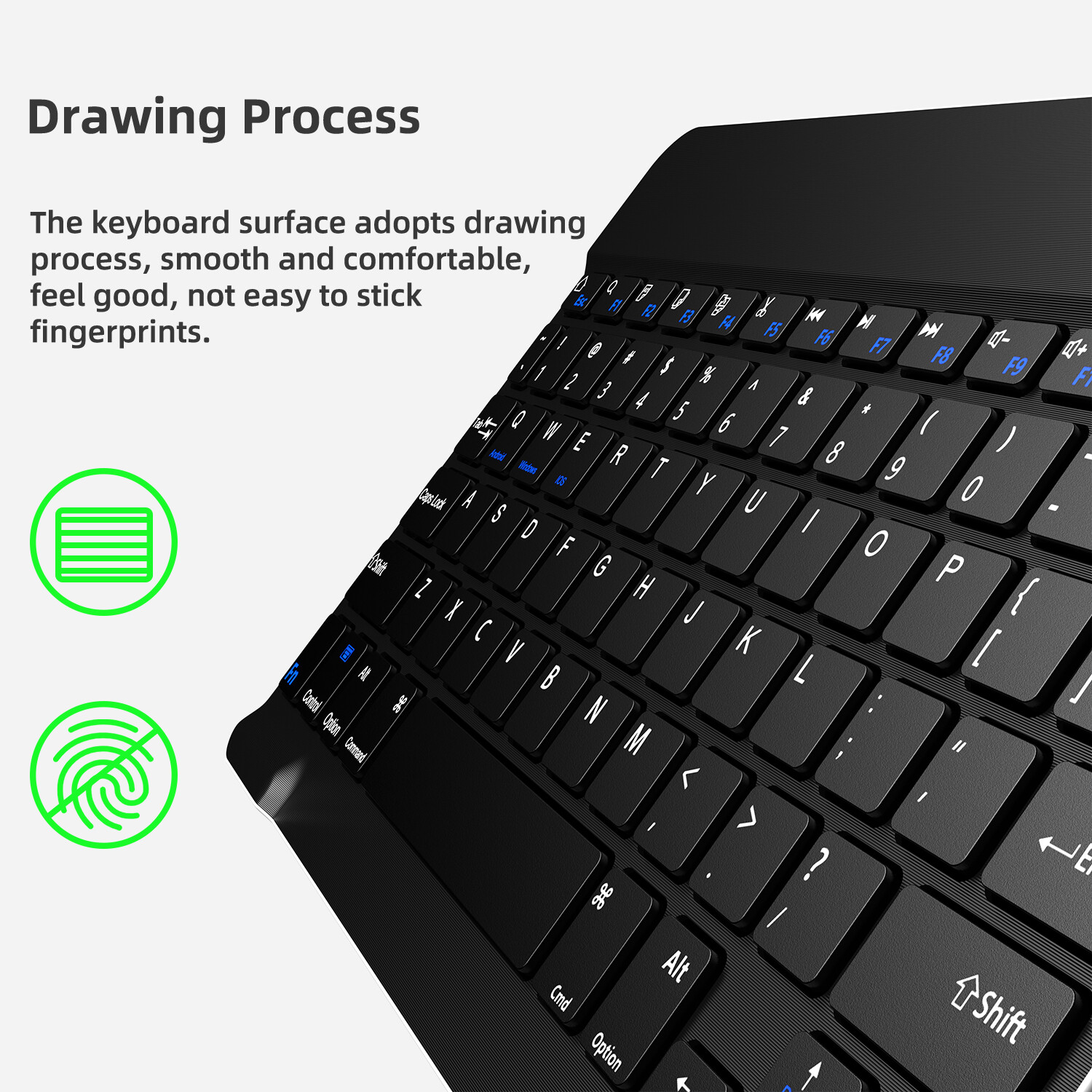 Wireless Bluetooth Keyboard and Mouse Set Rechargeable for iPad Laptop Mac PC US