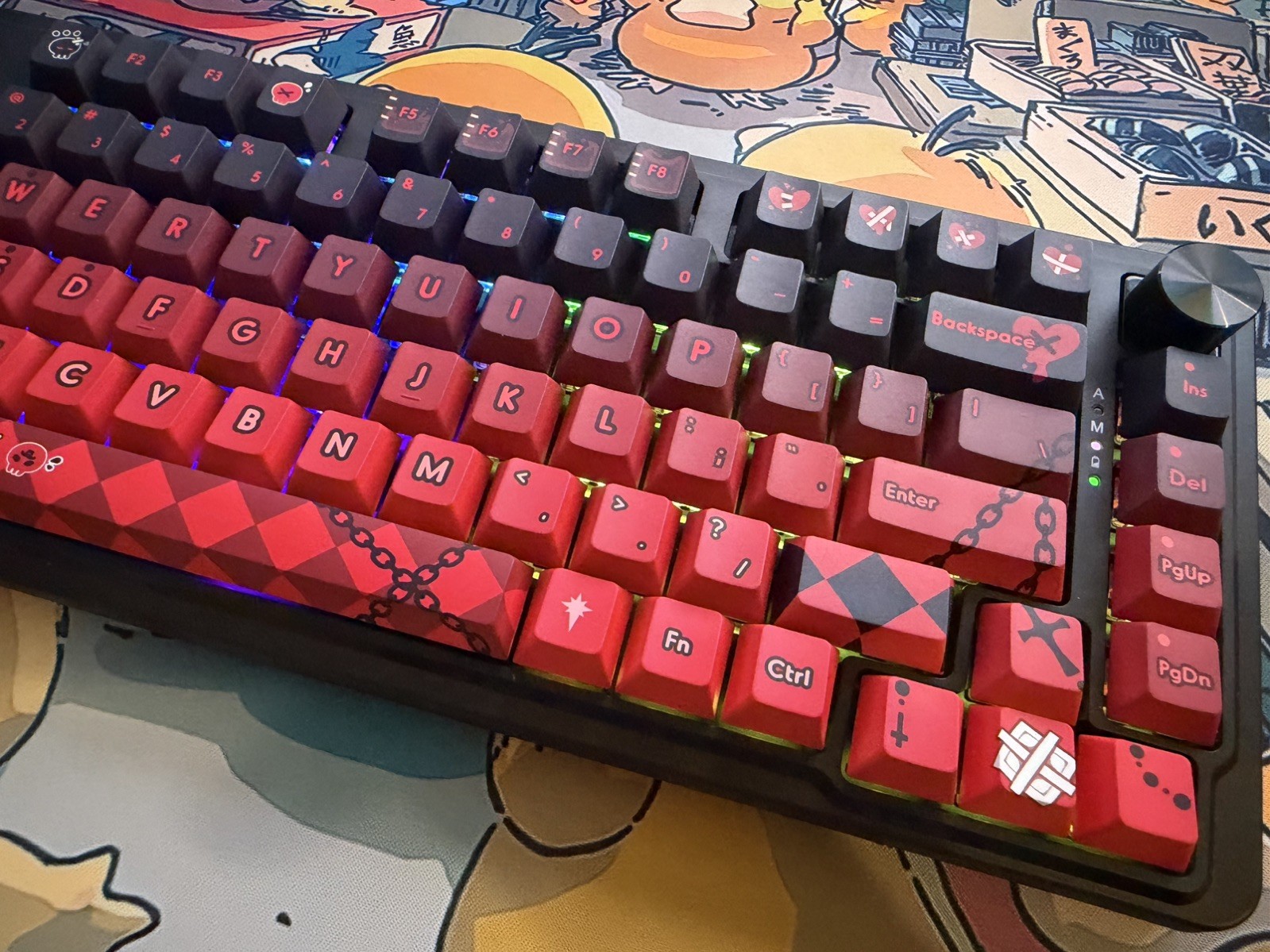 Custom Wireless 75% Mechanical Keyboard | Redragon K673 | Lubed Tactile Switch