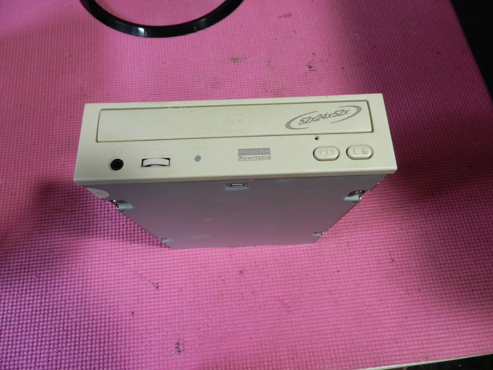 Top-G Internal Top Glory E5224 52X Max IDE CD/RW VINTAGE working see video
