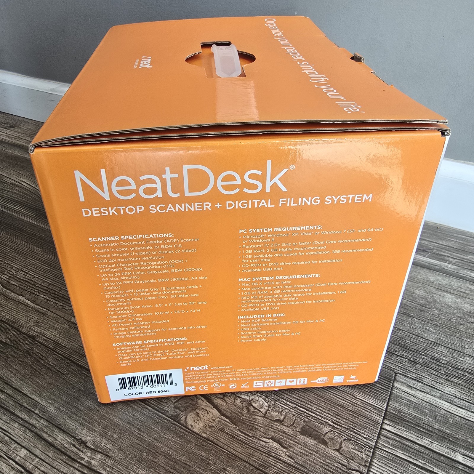The Neat Company NeatDesk Desktop Scanner and Digital Filing System Home Office