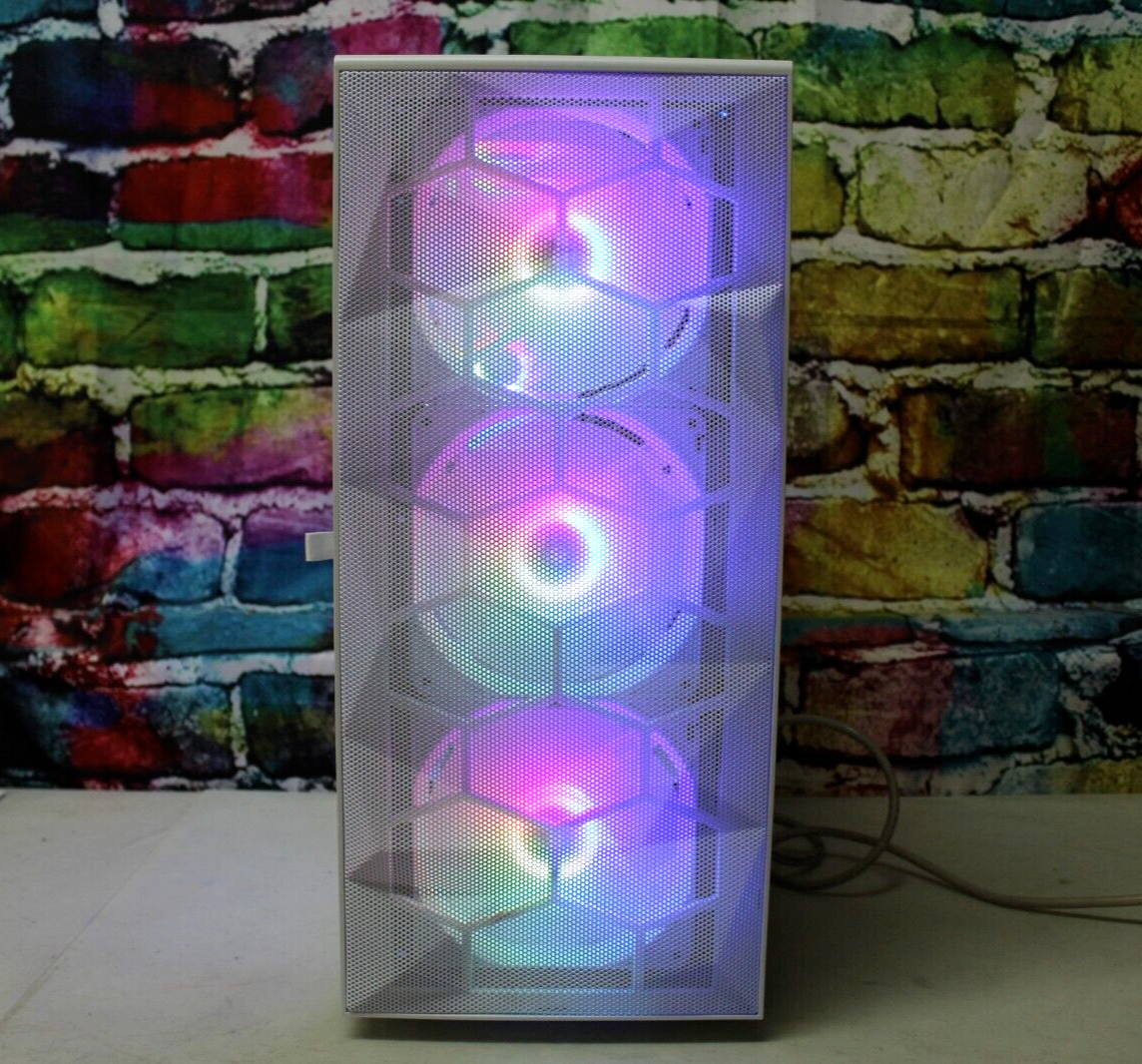 Custom LED Gaming Desktop PC Intel Core i7 3.40 Quad 16 GB SSD Nvidia 1660 Super