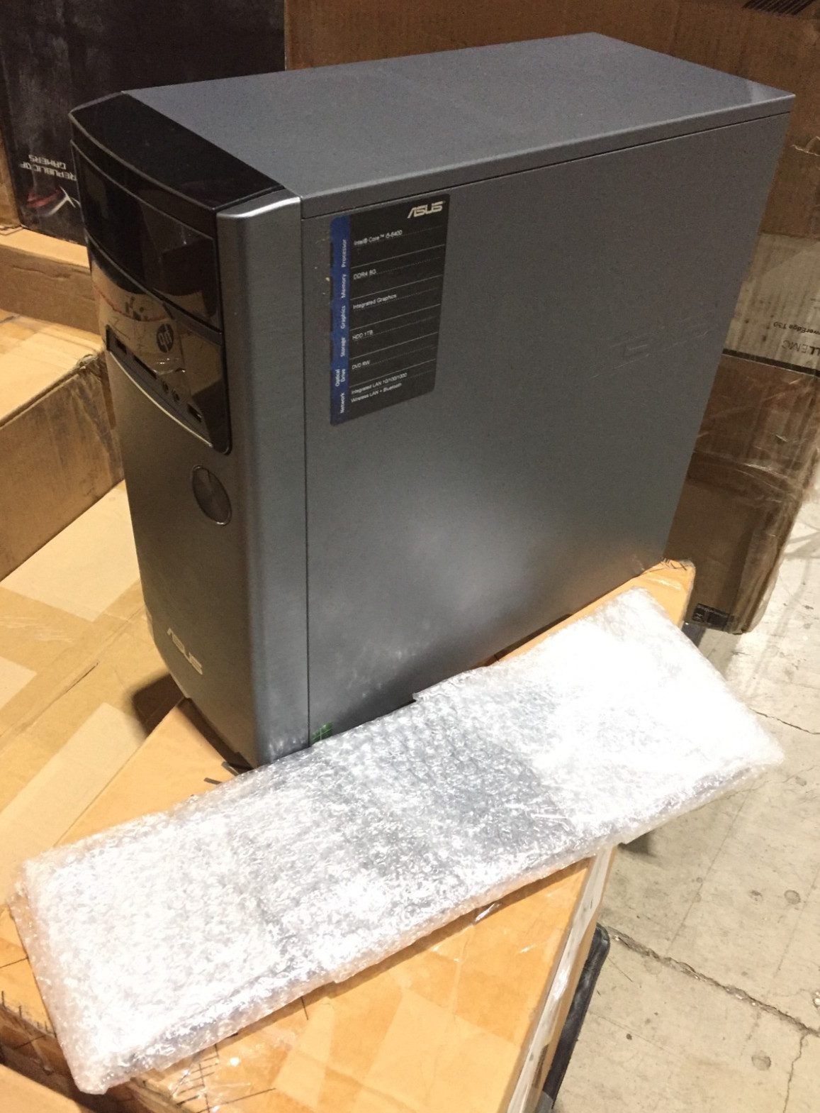 *PARTS* ASUS M32CD Computer/intel i5-6400U/8GB RAM/1TB HDD/Windows 10 w/keyboard