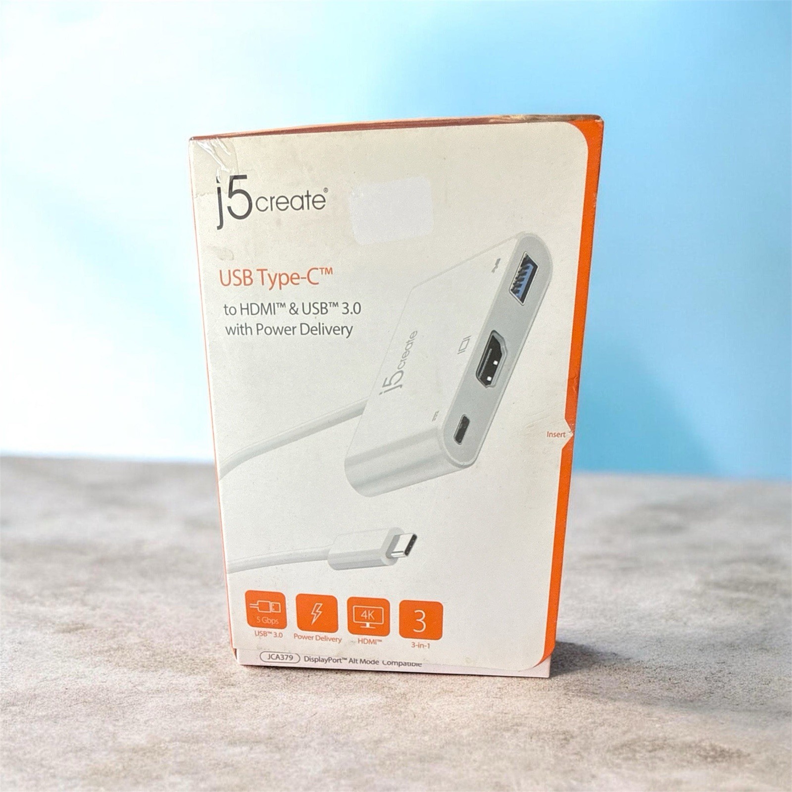 j5 Create USB Type-C to HDMI & USB 3.0 with Power Delivery