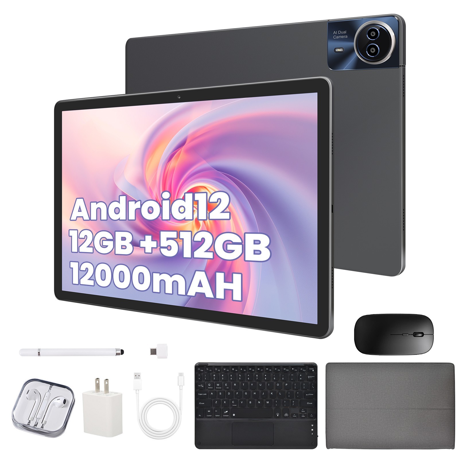 10 In 4G LTE Phablet Android 10 Tablets Deca core 1920×1200 IPS 8GB RAM 256G ROM