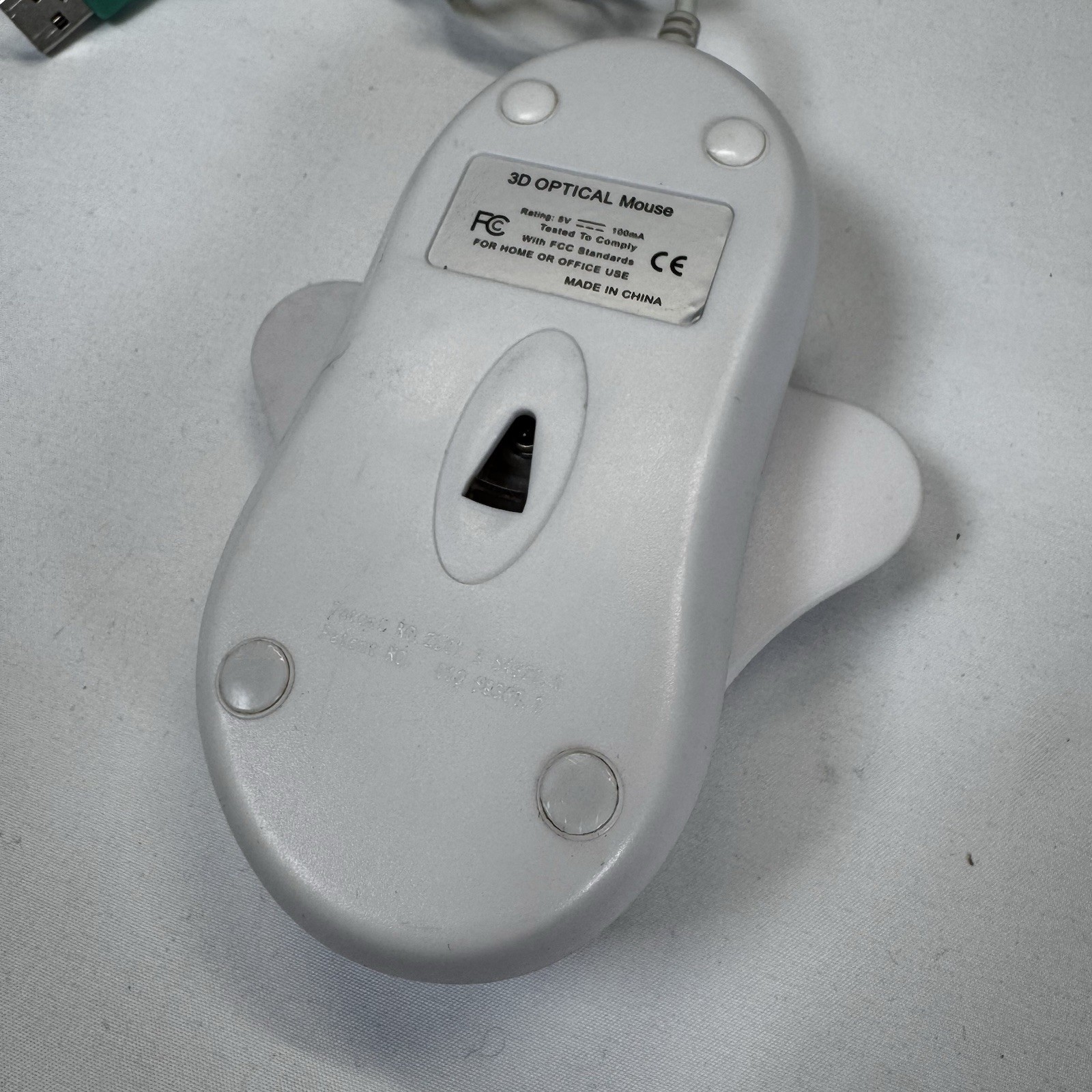 Rare Philippines Airlines Airplane Shape 3D Optical Mouse USB Novelty Lights Up