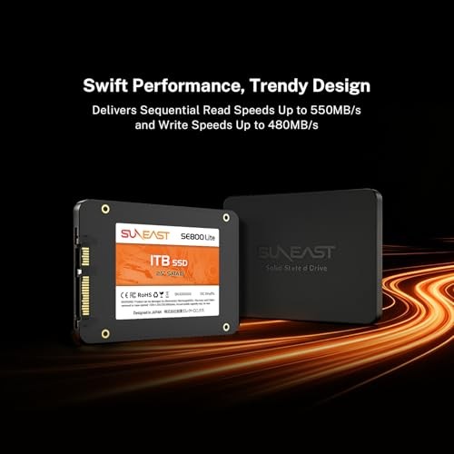 2.5 SSD SATA III Internal Solid State Drive – Up to 550MB/s Read, 480MB/s 1TB
