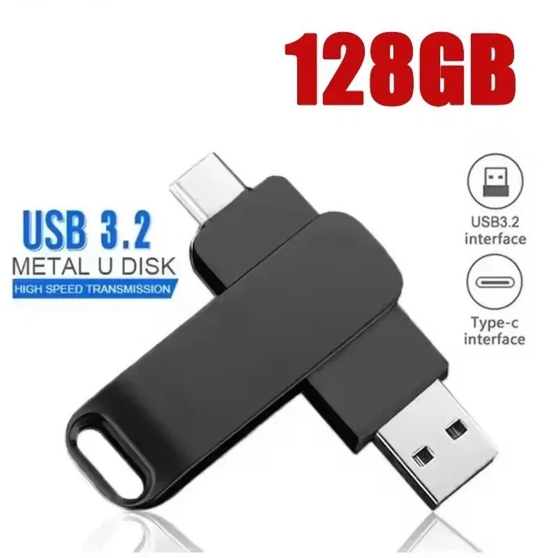 512GB Type C Flash Drive 2 in 1 OTG USB 3.2+USB C Memory Stick Thumb Drive