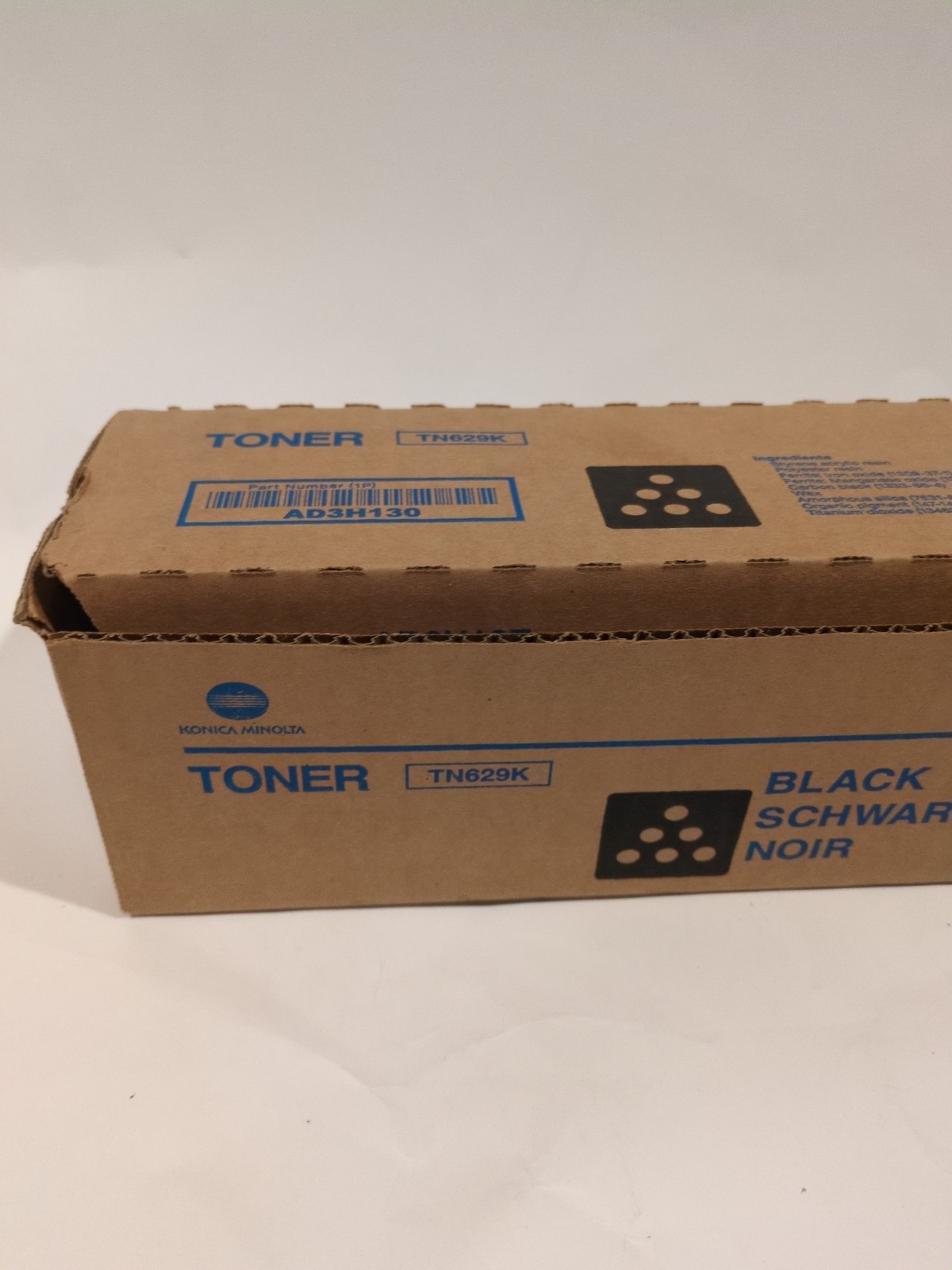 Genuine Konica Minolta TN629K (AD3H13Z) Black Toner Cartridge – Open Box