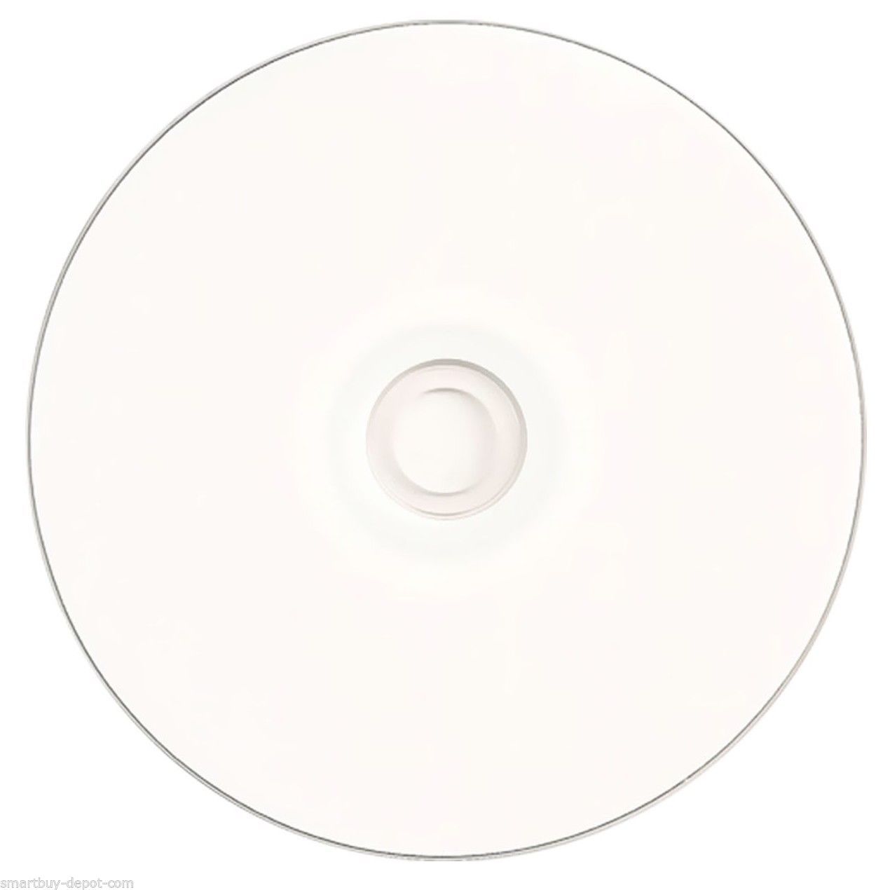 100 Pcs SmartBuy BD-R BDR 6X 25GB Blu-ray White Inkjet Hub Printable Record Disc