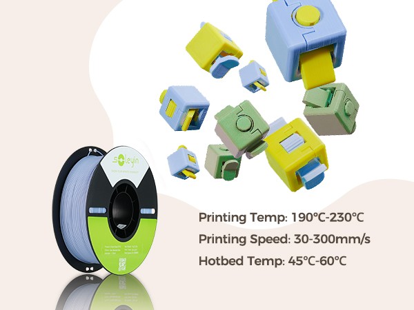 Creality Soleyin Basic PETG 3D Printing Filament 1kg LOT