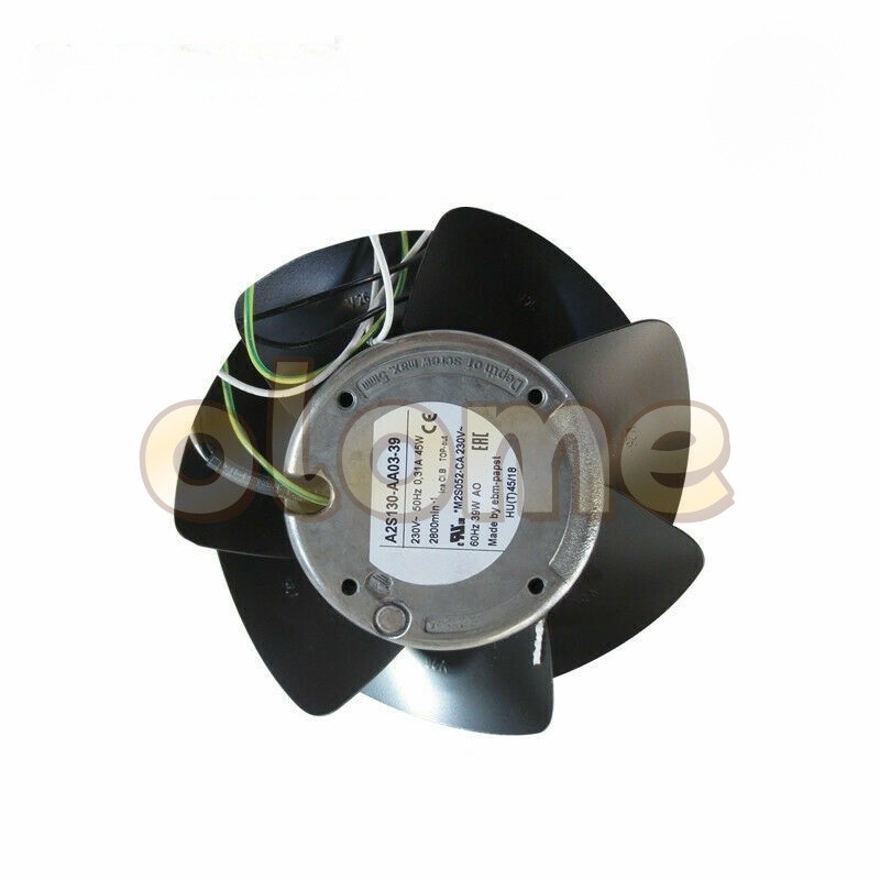 Original Ebmpapst A2S130-AA03-39 Fan 230VAC 39/45W 0.31A Inverter Cooling Fan