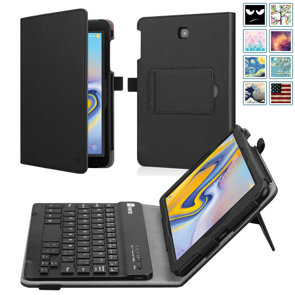 For Samsung Galaxy Tab A 8.0 2018/2017 Case Folio Cover Stand Bluetooth Keyboard