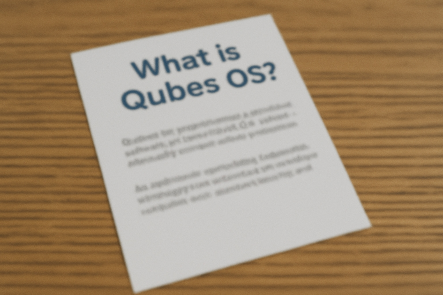 Qubes OS Secure Installer USB + Intro & Guide – Latest Version