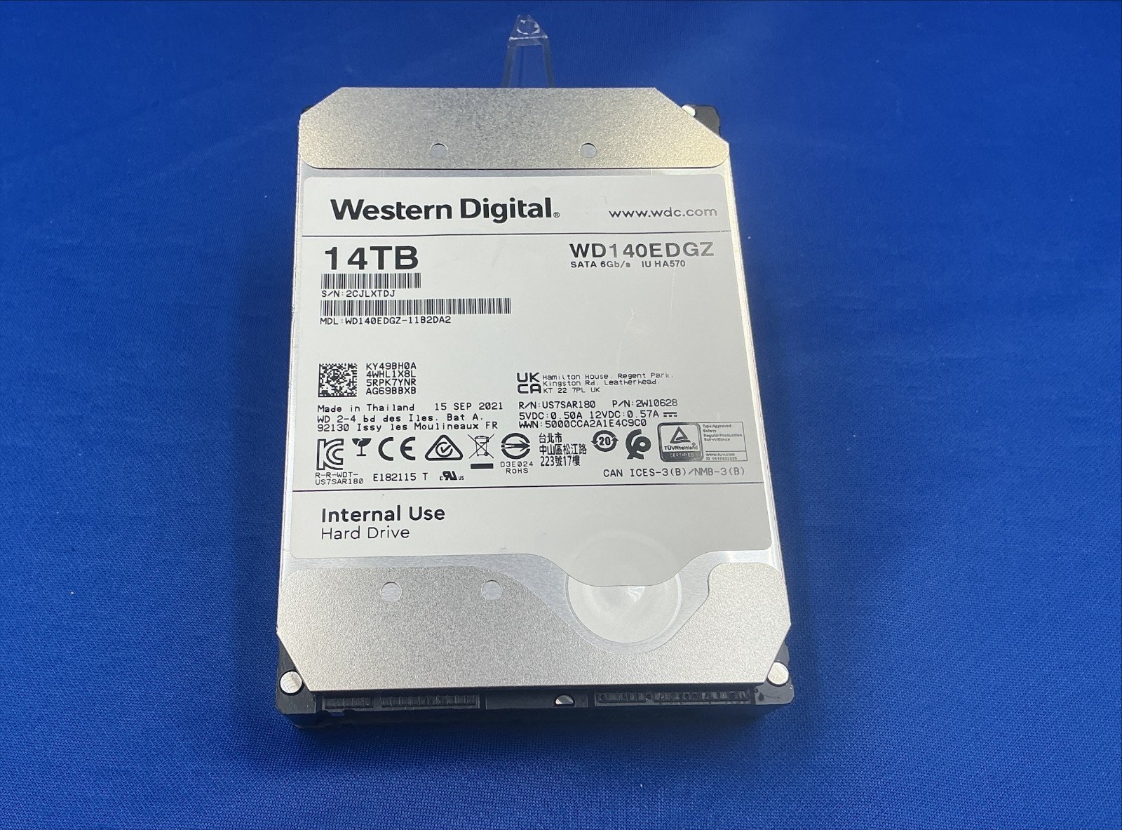 WD140EDGZ Western Digital 14TB 5400 RPM SATA 6Gb/s 3.5” Internal Hard Drive
