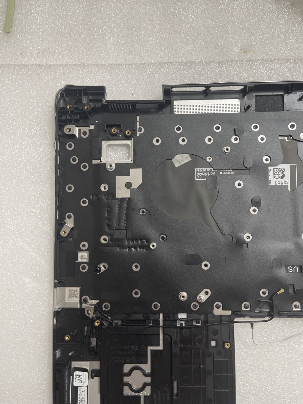 OEM DELL Inspiron 16PLUS 7630 7635 Palmrest Bcl Keybord 0JT64C Silver SA T7 Read