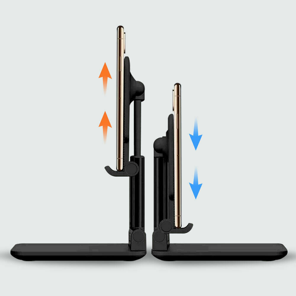 Adjustable Phone Tablet Desktop Stand Desk Holder Mount Cradle For iPhone iPad