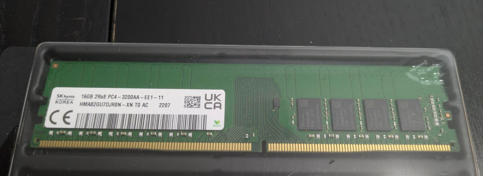Hynix 16GB DDR4 3200MHz PC4-25600 (PC4-3200AA) ECC Uubuffered UDIMM Memory RAM