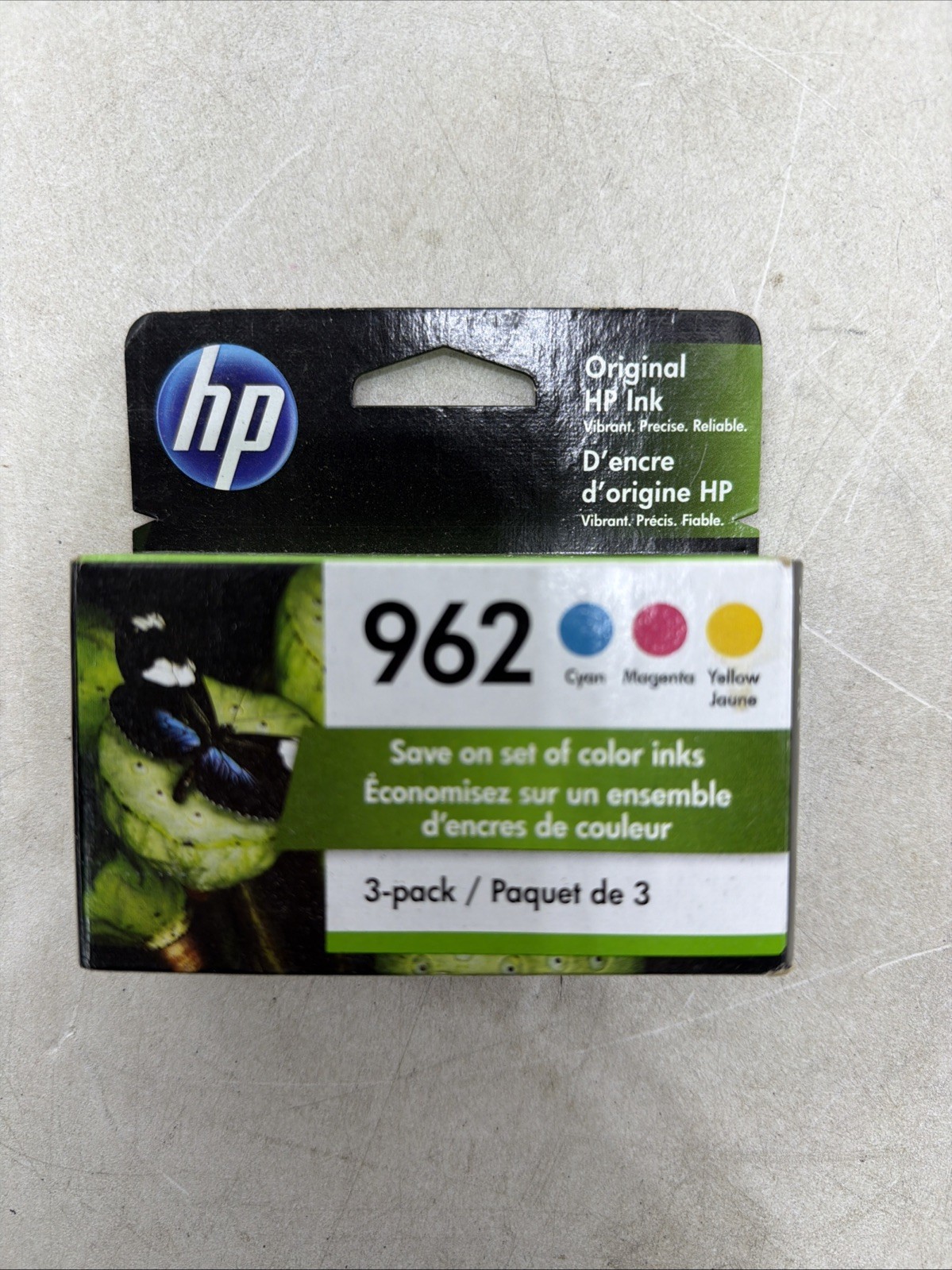 HP 962 Tri-Color Ink Cartridge Exp 2022