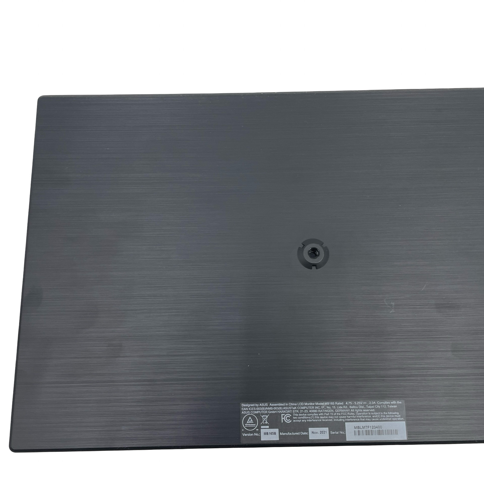 ASUS MB165B ZenScreen 15.6” 1366 x 768 Portable USB Travel Monitor #U5456