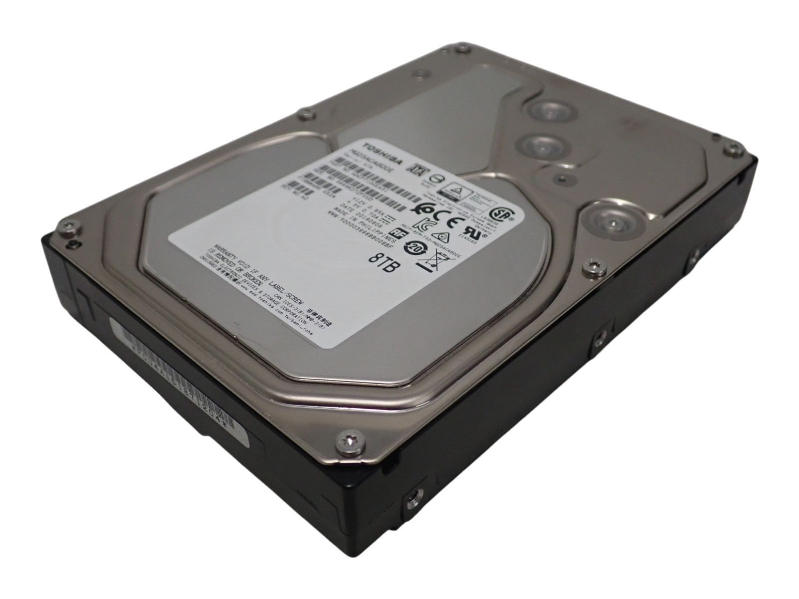 Toshiba 8TB 7.2K SATA 6G 3.5″ 512e Enterprise Hard Drive HDD MG05ACA800E