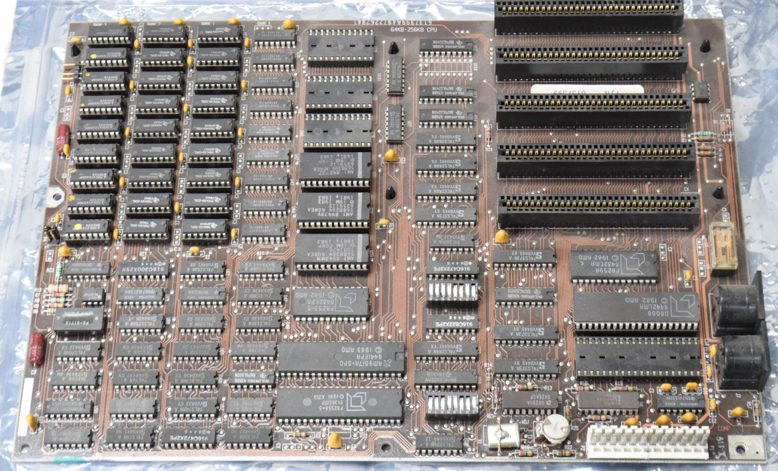 IBM 5150 PC 64KB-256KB 8088 Motherboard w/ 256K RAM 6137399 – TESTED – READ