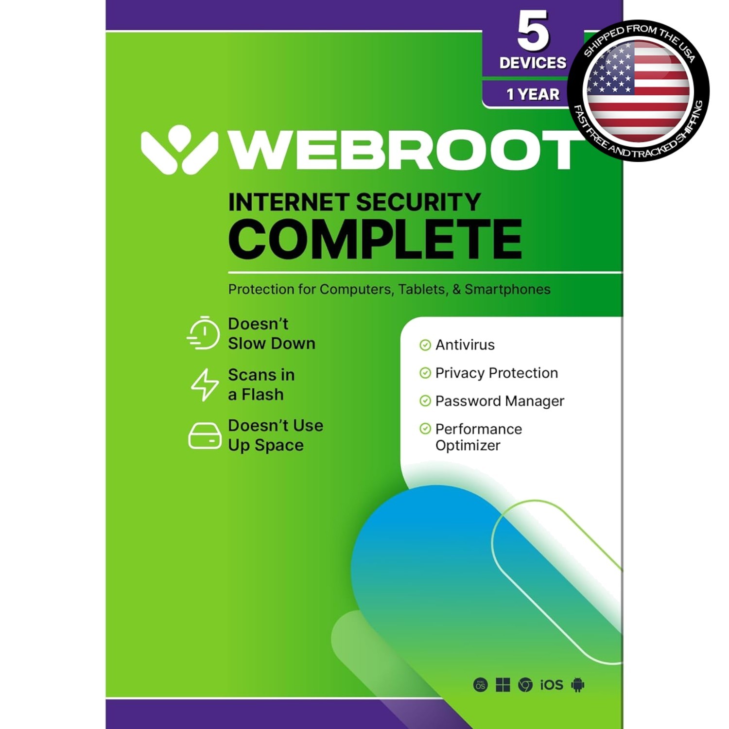 Internet Security Complete 2026: 5 Device Antivirus with Password Manager & C…